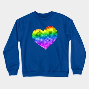 Rainbow Heart Crewneck Sweatshirt